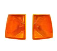 Indicator Light Car Turn Signal Front Corner Light Indicator Signal Lamp Side Light No Bulb For VW For Transporter T4 BJ 1990 1991 1992 1993-2004(Yellow 1Piar)