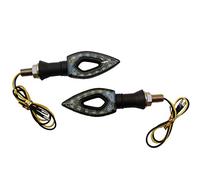 Indicator Light Motorcycle For 1998 For Suzuki Tl1000r 2pcs Motorcycle Diamond Blinkers Black Abs Led Indicators Compatible