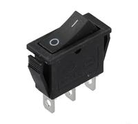 Indicator Light Rocker Switch Suitable for Computer Speakers and Home Appliances, and Reliable (black)