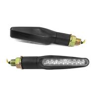 Indicator OPM TROOP LED left & right, with approval, clear glass/black, 2 pieces
