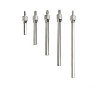 Indicator Point Rod for Dial Digital Indicator, M2.5 Threaded Shank Depth Gauge Measuring Tool with High Speed Steel Stem, Silver (P1-for P20/J1-J14)(P16P17P18P19P20)