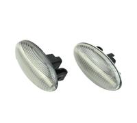 Indicator Turn Light Marker Lens For Peugeot 307 206 407 107 607 LED Dynamic Turn Signal Light Flowing Side Marker Sequential Light Indicator Lamp(Dynamic Crystal)