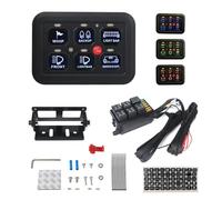 Indicator Wiper Switch Fit For Boat Jeep UTV Caravan 600W-1200W Circuit Control Relay System Box Slim Touch Panel