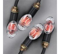 Indicators 4Pcs 12V Motorcycle Turn Signal Indicator Lights For H&onda For Suzuki For Y&amaha Motorbike Indicators Light Flasher Blinker Lamp Turn Signal Light