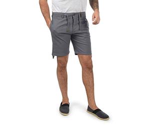 Indicode Moses Leinen Shorts, Size:M, Color:Iron (920)