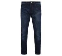 Indicode Quebec Men's Denim Jeans, Size:W33/34, Colour:Dark Blue (855)