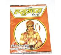 Indiessence Hanuman Ji Ka Chola Sindoor Sindur Powder for Pooja and Tilak Ritual Hanuman Ji Ka Sindoor Orange Teelk Hanuman Ji Sindur for Pooja Item Tilak