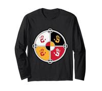 Indigenous Medicine Wheel Native Americans Long Sleeve T-Shirt