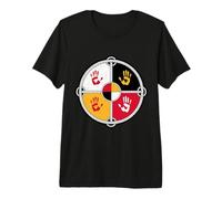 Indigenous Medicine Wheel Native Americans Premium T-Shirt