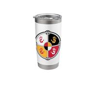 Indigenous Medicine Wheel Native Americans Stainless Steel Insulated Tumbler