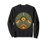 Indigenous Native American Culture Gift Sun Mountain Sweatshirt
