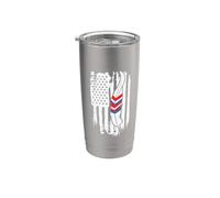 Indigenous Native American Flag and Feather Stainless Steel Insulated Tumbler