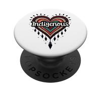 Indigenous Native American Heritage Month Blood Heart Shape PopSockets Adhesive PopGrip