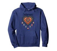 Indigenous Native American Heritage Month Blood Heart Shape Pullover Hoodie