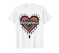 Indigenous Native American Heritage Month Blood Heart Shape Value Graphic T-Shirt