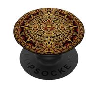 Indigenous Native American Indian Culture Gift Aztec Sun PopSockets Adhesive PopGrip