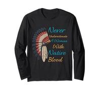 Indigenous Native American Indian Day Pride Long Sleeve T-Shirt