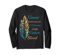 Indigenous Native American Indian Day Pride Long Sleeve T-Shirt