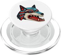 Indigenous Native Peoples Pride Wild Animal Coyote Wolf Man PopSockets PopGrip for MagSafe