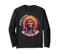 Indigenous Peoples Day, No One Is Illegal On Stolen Land Long Sleeve T-Shirt