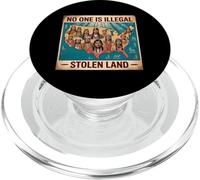 Indigenous Peoples Day No One is Illegal on Stolen Land PopSockets PopGrip for MagSafe