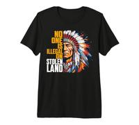 Indigenous Peoples' Day No One is Illegal on Stolen Land Premium T-Shirt