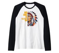 Indigenous Peoples' Day No One is Illegal on Stolen Land Raglan Baseball Tee