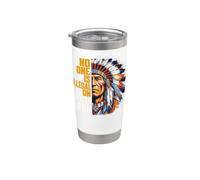 Indigenous Peoples' Day No One is Illegal on Stolen Land Stainless Steel Insulated Tumbler