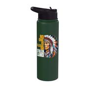 Indigenous Peoples' Day No One is Illegal on Stolen Land Stainless Steel Insulated Water Bottle