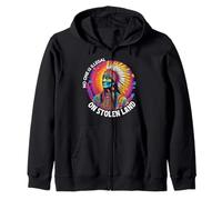 Indigenous Peoples Day, No One Is Illegal On Stolen Land Zip Hoodie