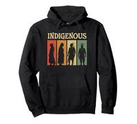 Indigenous Spirit Warrior Tribal Vintage Ancestor Pullover Hoodie