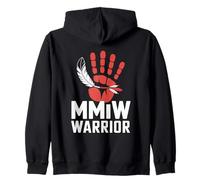 Indigenous Women MMIW I Wear Red For My Sisters Zip Hoodie