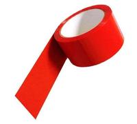 indigo® 48mm x 50m Coloured General Purpose Packaging Tape - Cello Tape for Boxes and Courier (1, Red)