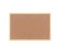 Indigo® 60x40cm Pastel Yellow Frame Premium Cork Board - Stylish & Durable Notice Board for Home, Office & School Use