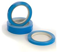 indigo® 9 mm Blue Vinyl Butcher Tape - 6 Rolls Heavy-Duty Self-Adhesive Sealing Tape for Meat, Fruit, Veg, Sweets & Food Bags