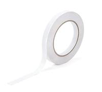 indigo® 9 mm White Vinyl Butcher Tape - 12 Rolls, Food-Safe Self-Adhesive Bag Sealing Tape - Ideal for Meat, Fruit, Veg, Sweets