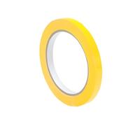 indigo® 9 mm Yellow Vinyl Butcher Tape - Food-Safe Self-Adhesive Bag Sealer Tape - Ideal for Meat, Fruit, Veg, Sweets