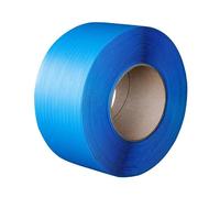 indigo 9mm X 4000m Wide BLUE Large Coil of Very Strong 110KG Break Strength Plastic Machine Pallet Strapping Banding 4000 Metres Per Coil - Polypropylene Polyprop Strap Polypropylene Machine Strapping