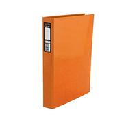 Indigo A4 2 Ring Binder File Folder - Orange, Pack of 10