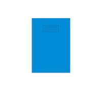 indigo® A4 60 Pages Exercise Book with Bright Laminated Cover - 8mm Lined and Margin (Single Pack, Blue)