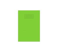 indigo® A4 60 Pages Exercise Book with Bright Laminated Cover - 8mm Lined and Margin (Single Pack, Green)