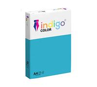 Indigo® A4 80gsm Coloured Copier Paper Multifunctional Ream 500 Sheets - Turquoise