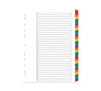 indigo® Dividers, A4, Index Multipunched Mylar-Reinforced Multicolour-Tabs White (1-31, Pack of 1)