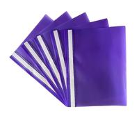 Indigo® A4 Project Folder - Purple - Report Document Files Folders 2 Prong - Pack of 50