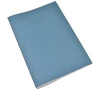 Indigo® A4 Tinted Paper Exercise Book - 48 Page (Blue/Yellow - 12mm Feints & Margin, Pack of 1)