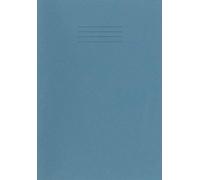 Indigo® A4 Tinted Paper Exercise Book - 48 Page (Blue/Yellow - 12mm Feints & Margin, Pack of 10)