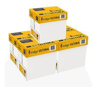 Indigo® A4 Ultima White Printer Paper - Box of 5 Reams (2500 Sheets per Box, 75 GSM) Pack of 5 Boxes