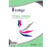 Indigo® A4 White Multipurpose Copier Paper - 120GSM, 100 Sheets | Compatible with Inkjet, Laser & Copier Printers | Smooth Finish for Home, Office & School Use