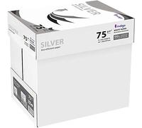 indigo BOX of A4 Paper Office White Printer Copier Paper 5 Reams of 500 (75-80gsm) Multifunction laser inkjet paper (1 Boxes (5 Reams))