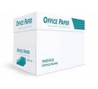 Indigo® A4 White Printer & Copier Paper - 80gsm, Office Paper, 5 Reams (500 Sheets) per Box, 1 Box (2500 Sheets/Box)